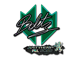 Autocolante | boltz (Glitter) | Antuérpia 2022