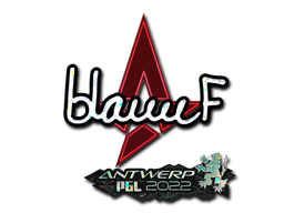Sticker | blameF (Glitter) | Antwerp 2022