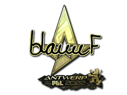 Sticker | blameF (Gold) | Antwerp 2022