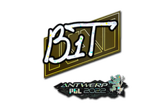 Sticker | b1t (Glitter) | Antwerp 2022