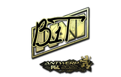 Sticker | b1t (Gold) | Antwerp 2022