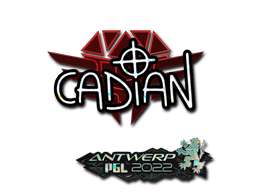 Sticker | cadiaN (Glitter) | Antwerp 2022