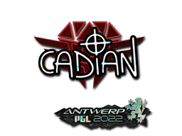 Abțibild | cadiaN (Sclipitor) | Antwerp 2022