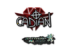 Sticker | cadiaN (Glitter) | Antwerp 2022