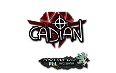 Sticker | cadiaN (Glitter) | Antwerp 2022