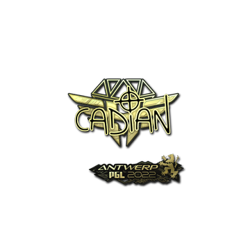 Sticker | cadiaN (Gold) | Antwerp 2022 image 360x360