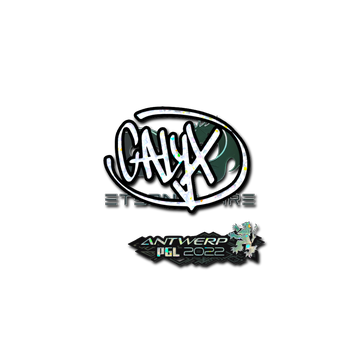 Sticker | Calyx (Glitter) | Antwerp 2022 image 360x360