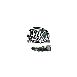 Sticker | Calyx (Glitter) | Antwerp 2022