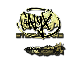 Adesivo | Calyx (Dourado) | Antuérpia 2022