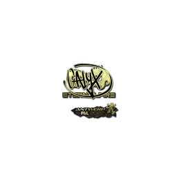 Sticker | Calyx (Gold) | Antwerp 2022