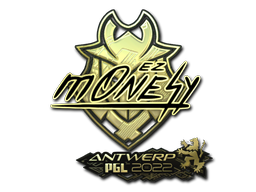 Sticker | m0NESY (Goud) | Antwerpen 2022