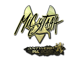 Sticker | misutaaa (Gold) | Antwerp 2022