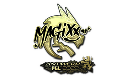 Sticker | magixx (Gold) | Antwerp 2022