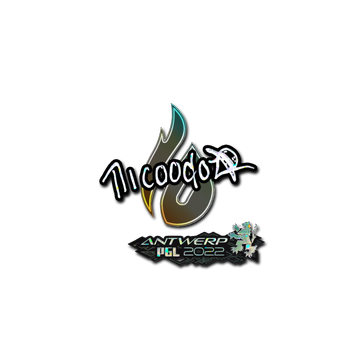 Sticker | nicoodoz (Glitter) | Antwerp 2022 image 360x360