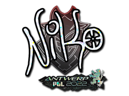 Sticker | NiKo (Glitter) | Antwerp 2022