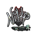 Sticker | NiKo (Glitter) | Antwerp 2022 image 120x120
