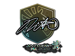Sticker | nitr0 (Glitter) | Antwerp 2022