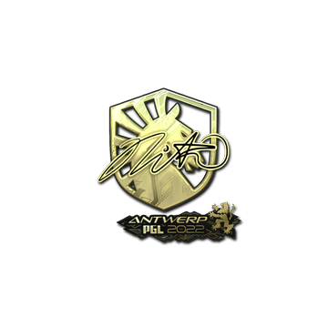 Sticker | nitr0 (Gold) | Antwerp 2022 image 360x360