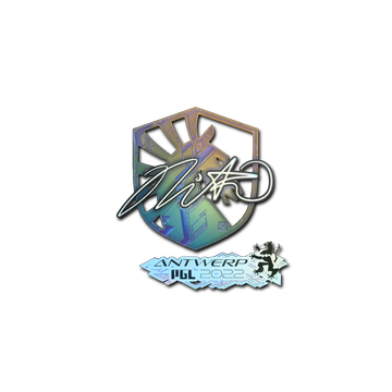 Sticker | nitr0 (Holo) | Antwerp 2022 image 360x360