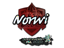 ステッカー | Norwi (グリッター) | Antwerp 2022