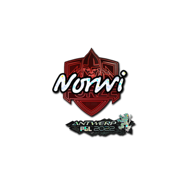 Sticker | Norwi (Glitter) | Antwerp 2022 image 360x360