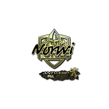Sticker | Norwi (Gold) | Antwerp 2022 image 360x360