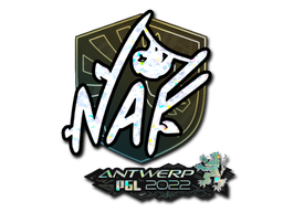 Klistermærke | NAF (Glitter) | Antwerp 2022