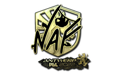 Sticker | NAF (Gold) | Antwerp 2022
