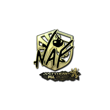 Sticker | NAF (Gold) | Antwerp 2022 image 360x360