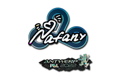 Sticker | nafany (Glitter) | Antwerp 2022