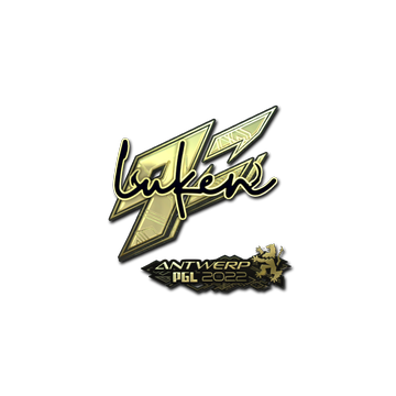 Sticker | luken (Gold) | Antwerp 2022 image 360x360
