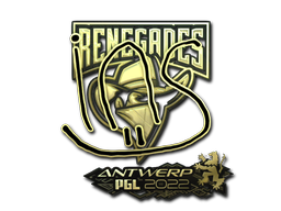 Sticker | ins (Gold) | Antwerp 2022