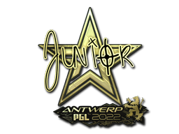 Autocolante | junior (Gold) | Antuérpia 2022