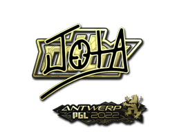 ステッカー | JOTA (ゴールド) | Antwerp 2022