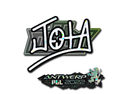 Sticker | JOTA (Glitter) | Antwerp 2022