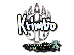 Adesivo | Krimbo (Purpurinado) | Antuérpia 2022