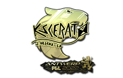 Sticker | KSCERATO (Gold) | Antwerp 2022