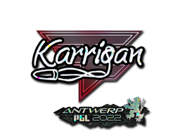 ステッカー | karrigan (グリッター) | Antwerp 2022