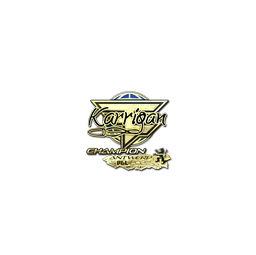 Sticker | karrigan (Gold, Champion) | Antwerp 2022