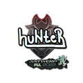 Sticker | huNter (Glitter) | Antwerp 2022 image 120x120
