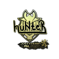 Sticker | huNter (Gold) | Antwerp 2022 image 120x120