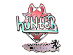 Aufkleber | huNter (Holo) | Antwerpen 2022