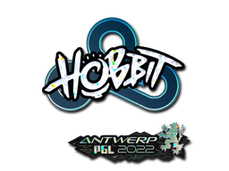 Naklejka | Hobbit (brokatowa) | Antwerpia 2022