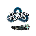 Sticker | Hobbit (Glitter) | Antwerp 2022 image 120x120
