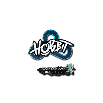 Sticker | Hobbit (Glitter) | Antwerp 2022 image 360x360