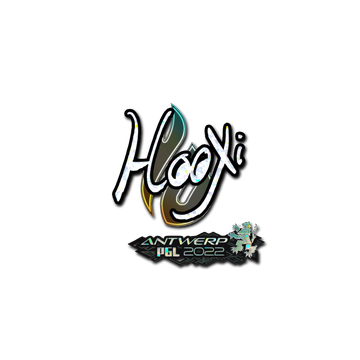 Sticker | HooXi (Glitter) | Antwerp 2022 image 360x360