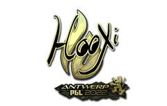Sticker | HooXi (Gold) | Antwerp 2022