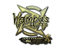 ステッカー | hampus (ゴールド) | Antwerp 2022