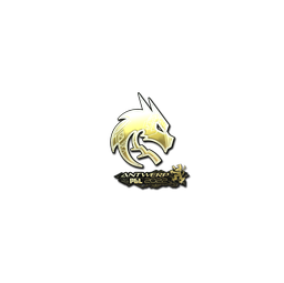 Sticker | Team Spirit (Gold) | Antwerp 2022