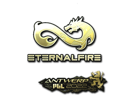 Sticker | Eternal Fire (Gold) | Antwerp 2022